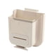 thumbnail image 1 of Kearding Compartimiento de comida de la puerta del armario del ABS resistente al desgarro montado en la pared debajo del contenedor de la puerta Suministros de limpieza para el hogar Blanco 10L, 1 of 6