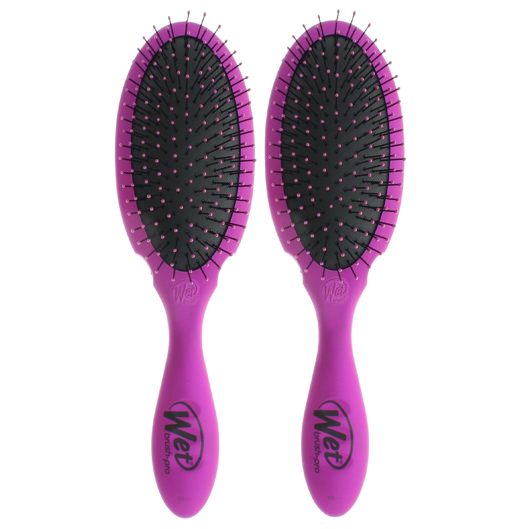 Wet Brush Pro Hair Care Detangler Plus Professional Purple (Pack of 2)