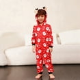thumbnail image 6 of Uccdo Family Matching Christmas Pajamas Set Santa Claus Print Jumpsuits Pjs Sleepwear For Mom/Dad/Kids/Babies, 6 of 8