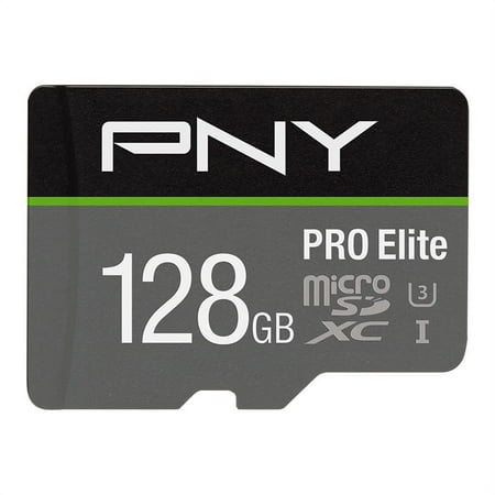 UPC: 0751492590196 | PNY 128GB PRO Elite Class 10 U3 V30 microSDXC Flash Memory Card – 100MB/s A2  4K UHD  Full HD  UHS-I  Micro SD