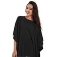 thumbnail image 4 of PULI Women’s Pullover Poncho Sweater Soft Shawl Wrap Loose Baggy Tops for Fall & Winter, 4 of 7