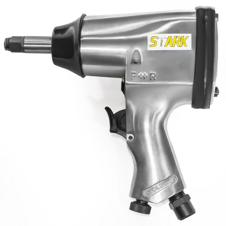 Citere balkon peave Stark 1/2" Square Drive Air Impact Wrench Extended Anvil Pneumatic Tool  with (3) Socket Set - Walmart.com
