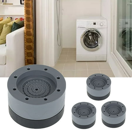 Willstar 4Pcs Shock And Noise Cancelling Washing Machine Support Washer And Dryer Anti-Vibration Pads Noise Reduction Feet Pads