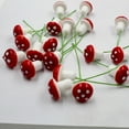 thumbnail image 4 of Mushroom Mini Decor Mushrooms Figurines Miniature Craft Decoration Plant Crafts Ornaments Terrariums, 4 of 7
