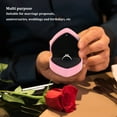 thumbnail image 4 of LED Light Necklace Holder, Jewelry Gift Waterproof Large Capacity Storage Boxes Heart Shaped Display Case Pendant Box For Storing Rings Pendants Earrings Brooches Pins, 4 of 8