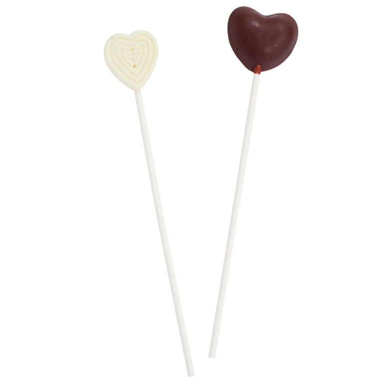 8 Inch White Lollipop Sticks, Lollipop Treat Sticks, for Homemade Candy,  Cookies, Dessert, 200 Pcs