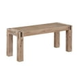 thumbnail image 4 of Alaterre Woodstock Acacia Wood with Metal Coat Hook and Bench Set, Brushed Driftwood, 4 of 6