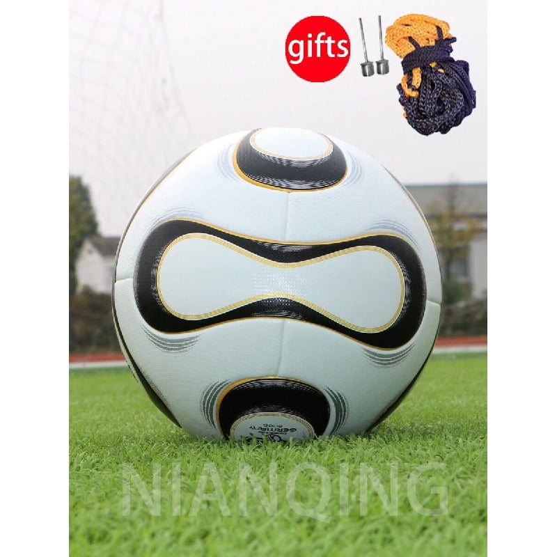 PU Leather No.5 Soccer Balls Explosion-Proof, High Elasticity, Wear-Resistant, Seamless Heat Adhesive Football Adult And Youth Competition Training Football