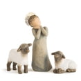 thumbnail image 2 of ⚡ Big Sale ! Tree Little Shepherdess Hand Painted Figures 3 Piece Set, 2 of 4