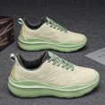 thumbnail image 2 of Men's - Heavy-Sole Running Sneakers Compatible for, Training & Outdoor - Low-Top Thick Rubber Cushioning Sneakers with Absorption, -Terrain Wear (Solid Color), 2 of 7