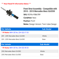 thumbnail image 2 of Front Strut Assembly - Compatible with 2010 - 2015 Mercedes-Benz GLK350 2011 2012 2013 2014, 2 of 2