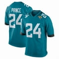 thumbnail image 1 of Camiseta de fútbol americano #24 De'Antre Prince, color verde azulado, talla S, 1 of 2