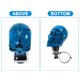 thumbnail image 5 of Perilla del volante de coche de 30.5mm Calavera pequeña Rotador de volante para SUV Camiones Pickup Semirremolques Furgonetas Barcos Azul 1 Pc, 5 of 7