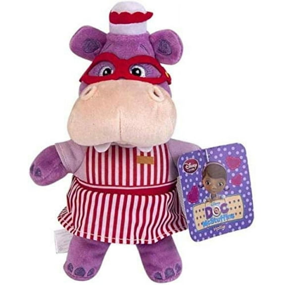 N/D Jr Doc McStuffins Hallie Hippo Bean Bag Soft Stuffed Doll Plush Toy - 8 Inch