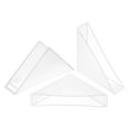 thumbnail image 1 of 50Pack Corner Protectors 12x70mm Plastic Right Angle Corner Guards Cushion, White, 1 of 6