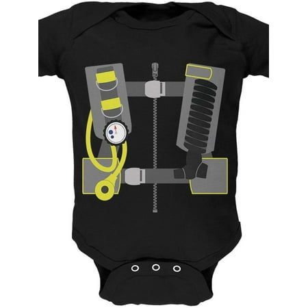 

Halloween - Scuba Diver Costume Soft Baby One Piece Black 0-3 M