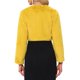 thumbnail image 3 of Bolero formal para vestido de noche de mujer, chaqueta de piel sintética L color amarillo jengibre, 3 of 6