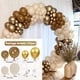 thumbnail image 3 of Kit de arco de guirnalda de globos de color marrón café albaricoque, decoraciones para fiestas de cumpleaños y bodas, suministros para baby shower para niños, globos de látex, 3 of 5