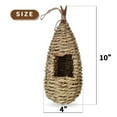 thumbnail image 4 of Humming Bird Houses for Outside Hanging Natural Grass Hanging Bird Hut Hand Woven Hummingbird Nest, 4 of 6