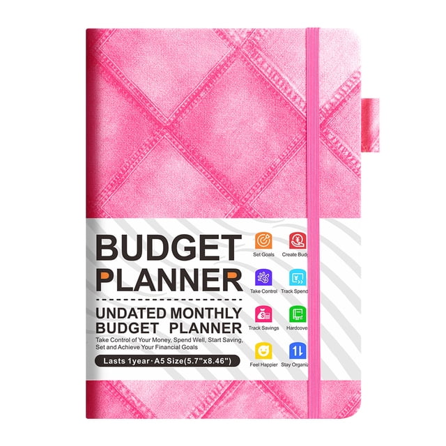 Budget Planner, Monthly Accounts Book and Bill Tracker, Undated Financial Organizer, Expense Tracker Notebook, Manage and Optimize Your Finance, A5 Size