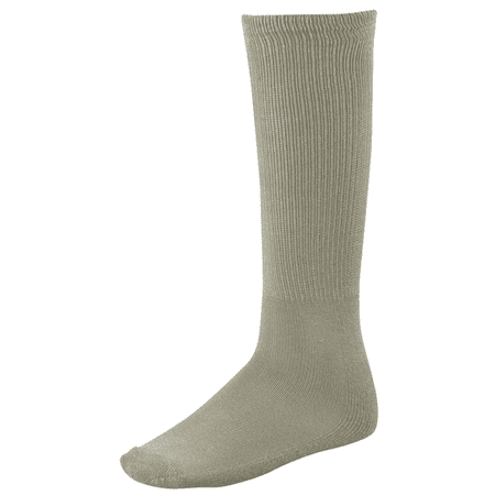 Twin City Team Sock Solid Adult Size 9-12 Lite Gray