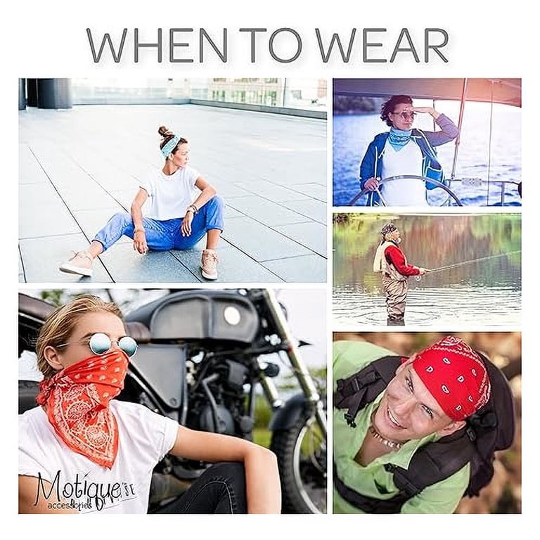 Motique Accessories, Bandanas, 22 inch, Paisley Design - Walmart.com