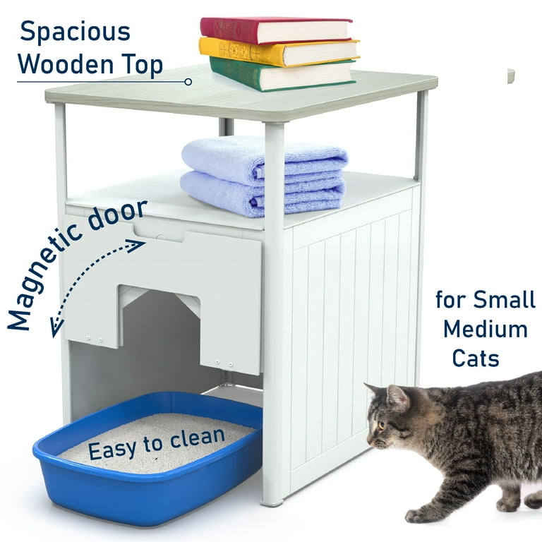 Tall litter shop box