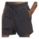 thumbnail image 4 of Short adidas Hombre Basketball Brushed Gris negro XS, 4 of 9