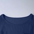 thumbnail image 5 of Ohufall Mens Pocket T-Shirts Solid Color Imitation Denim Top Short Sleeve Loose Crew Neck Casual Daily Summer Fashion Tshirt, 5 of 6