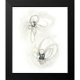 thumbnail image 2 of Vess, June Erica 12x14 Black Modern Framed Museum Art Print Titled - Neutral Floral Gesture III, 2 of 5