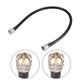 thumbnail image 2 of UHF Macho PL-259 a UHF Macho PL-259 Cable de Puente Coaxial de Baja Pérdida RG213 0.46M / 1.5Ft, 2 of 4