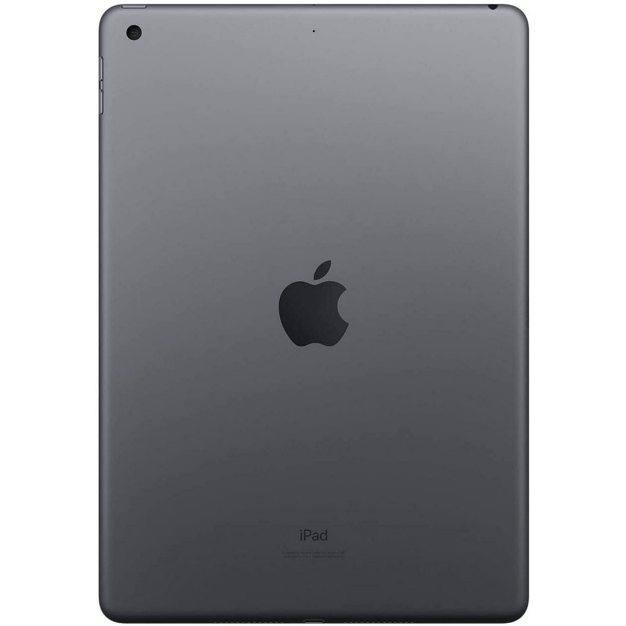 Restored Apple iPad 10.2in 7th Gen Wi-Fi Only 32GB Space Gray, Bundle: Case, Screen Protector, Fast Charger, Bluetooth Airbuds (Refurbished)