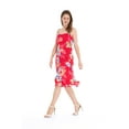 thumbnail image 5 of Hawaii Hangover Women's Hawaiian Mermaid Ruffle Dress in Hibiscus, 5 of 5
