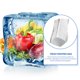 thumbnail image 3 of 20 bolsas aislantes desechables de aluminio grueso para conservar alimentos frescos rápidamente, para llevar, para comida, fruta y picnic (20 x 30 cm), 3 of 6