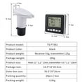 thumbnail image 2 of Wireless Ultrasonic Water Tank Liquid Level Meter with Temperature Sensor Time Display Low Battery Indicator, 2 of 4