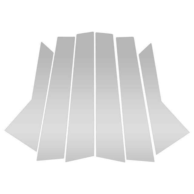 Moldura de Ventana del Pilar de la Puerta para Cadillac SRX 2010-2015 Tono Plateado