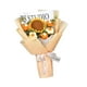 thumbnail image 2 of Ramo de flores de ganchillo, ramo de punto hecho a mano, flores artificiales para la madre Girasol naranja, 2 of 9
