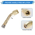 thumbnail image 4 of 1 Set 135 Degree Copper Tire Valve Extension with Durable Plastic 125mm Tyre Valve Stem Extender for Car Motorcycle RV Truck Bike, 4 of 6
