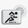 thumbnail image 6 of BibBits Magnetic Race Bib Holders (Runner Design) - Pink, 6 of 7