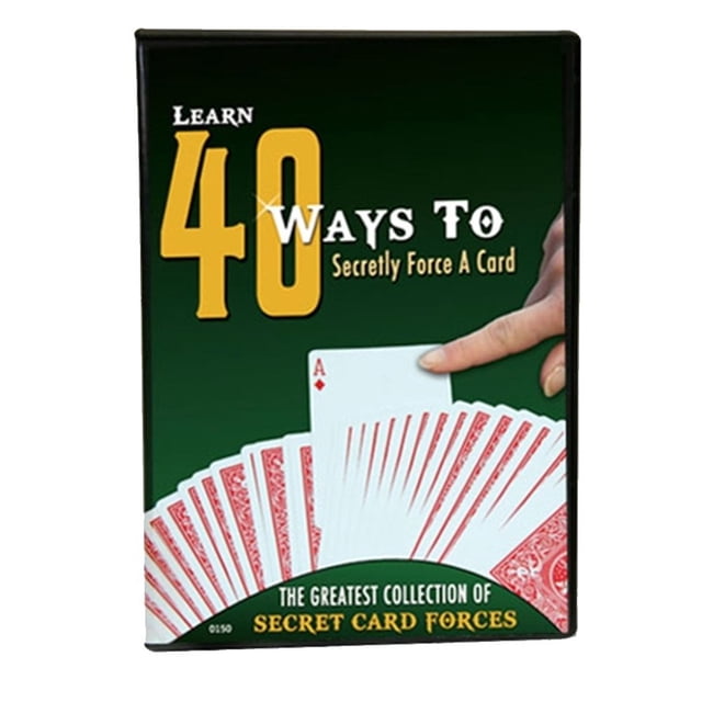 Magic Makers Secret Card Trick Forces Explained - 40 Ways to Secretly Force a Card - DVD + Digital Access