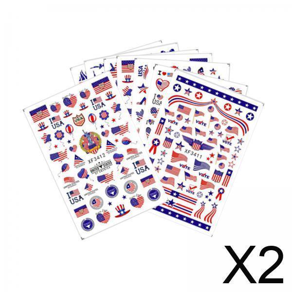 pegatina para uñas,pegatinas para uñas de diseñador autoadhesivas para uñas,pequeñas pegatinas para uñas de mujeres y niñas bandera estadounidense,pequeñas calcomanías para uñas arte