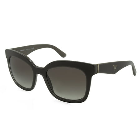 Prada PR24QS-UAM0A7 Triangle Women's Brown Frame Grey Lens Genuine Sunglasses