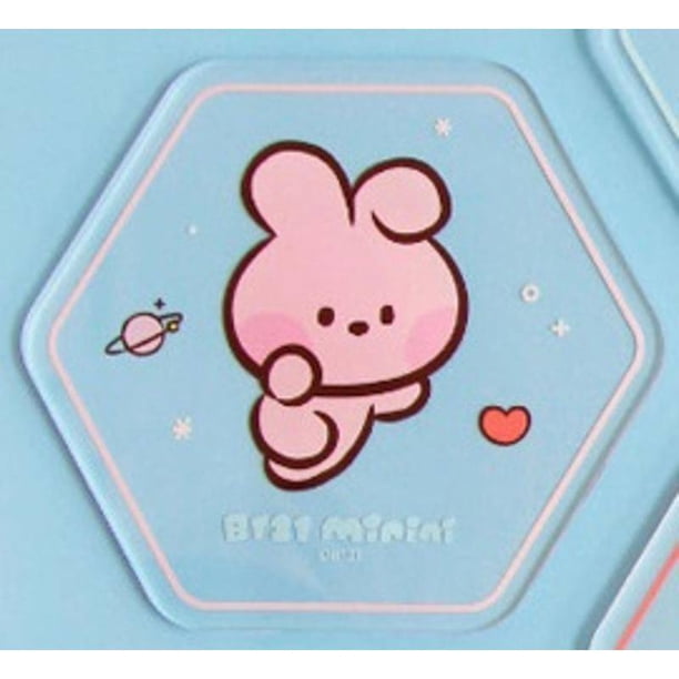 KPOP BTS BT21 Almohadilla De Aislamiento Térmico De Mesa De Comedor Alfombrilla Antideslizante Taza Almohadillas Posavasos Accesorios De Cocina CHIMMY COOKY KOYA MANG RJ SHOOKY TATA