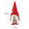 thumbnail image 6 of Vacemry Under $5 Christmas Plush Doll, Knitted Hat Rudolf Standing Faceless Doll, Soft Stuffed Animal for Shelf Display, Holiday Window Decor for Home Store, 6 of 9
