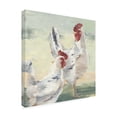 thumbnail image 2 of Canvas Wall Art - Ethan Harper 'Chicken Run I' Wall Art for Living Room, Bedroom, or Office Décor by Trademark Fine Art - 35 x 35 Inches, 2 of 4