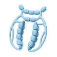 thumbnail image 1 of Almencla Rouleau de Massage Relaxant pour Muscles à 20 Roues pour Sports Intérieurs Bleu, 1 of 8