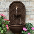 thumbnail image 4 of Sunnydaze Messina Polystone Outdoor Wall Fountain, Bronze, 4 of 8