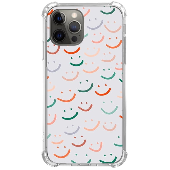 Happy Face Case Compatible with iPhone 11 Pro,Unique Trendy Design TPU Bumper Cover Case