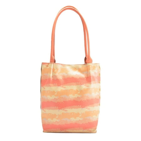 345.00 Hammitt Oliver,Pink Himalayan Snake Brushed Gold Tote Handbag Bag, Medium