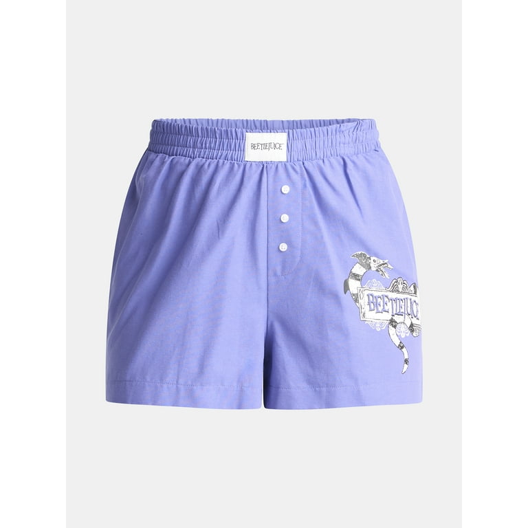 ◆BADBLOOD◆ EMF boxer shorts white stripe Meihuida Women Gingham Boxer Shorts Y2k Cute Stripes Plaid